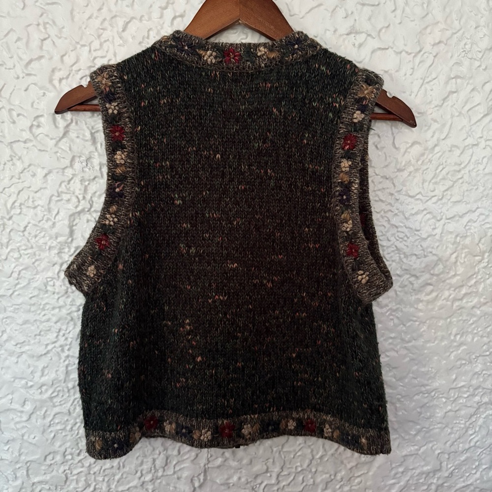 Vintage St. John's Bay Wool Blend Sweater Vest Size Small - Picture 4 of 5